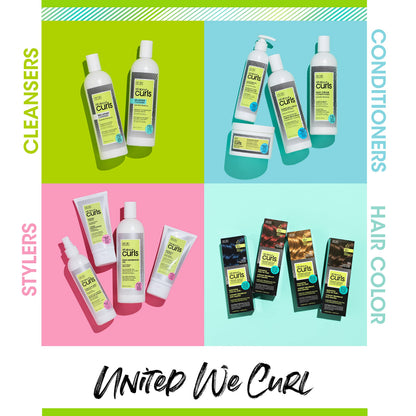 All About Curls Luxe Leave In Detangler deluxe moisture product packaging overview