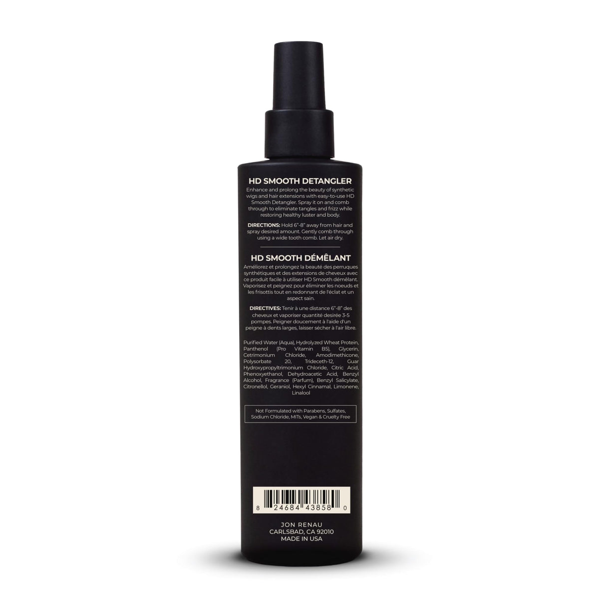 Jon Renau wig care leave-in conditioning spray bottle ready for daily styling routine