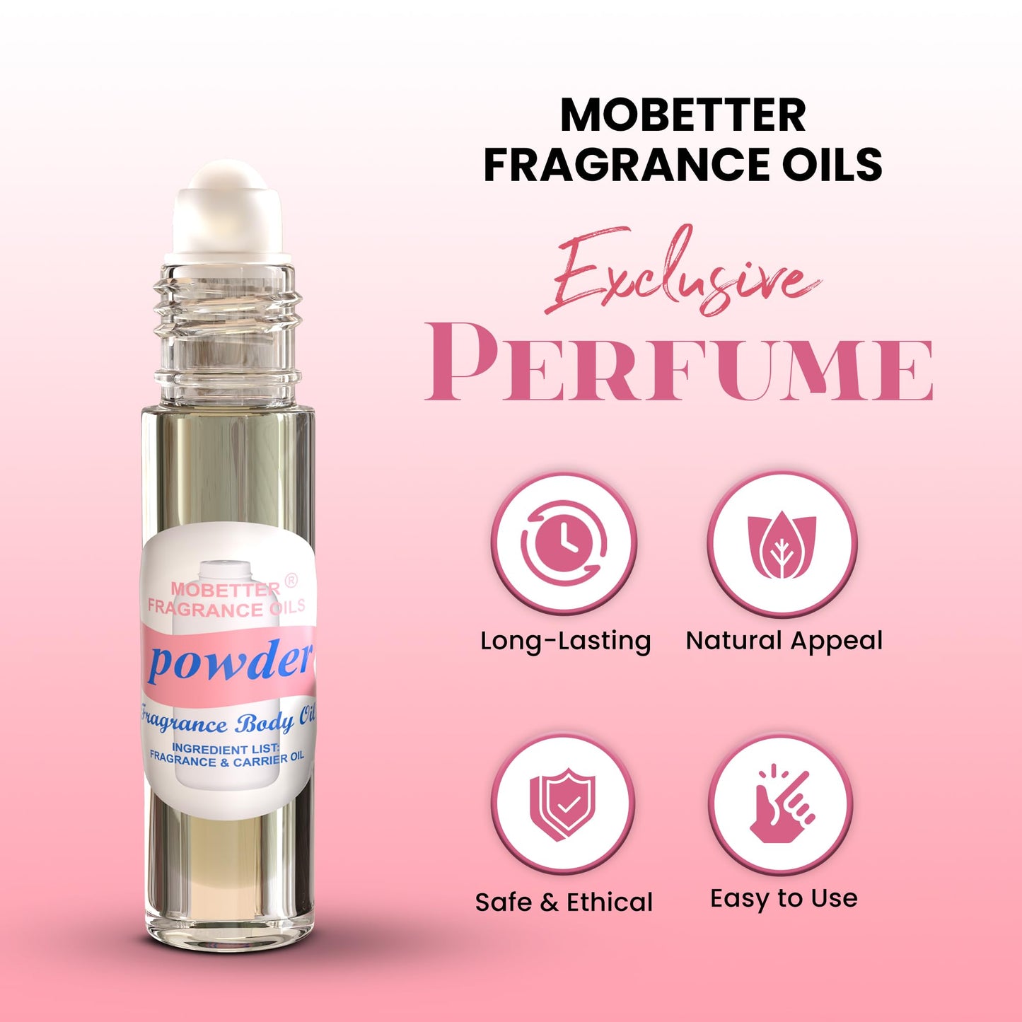 Close up of MoBetter Fragrance Oils roll-on applicator tip