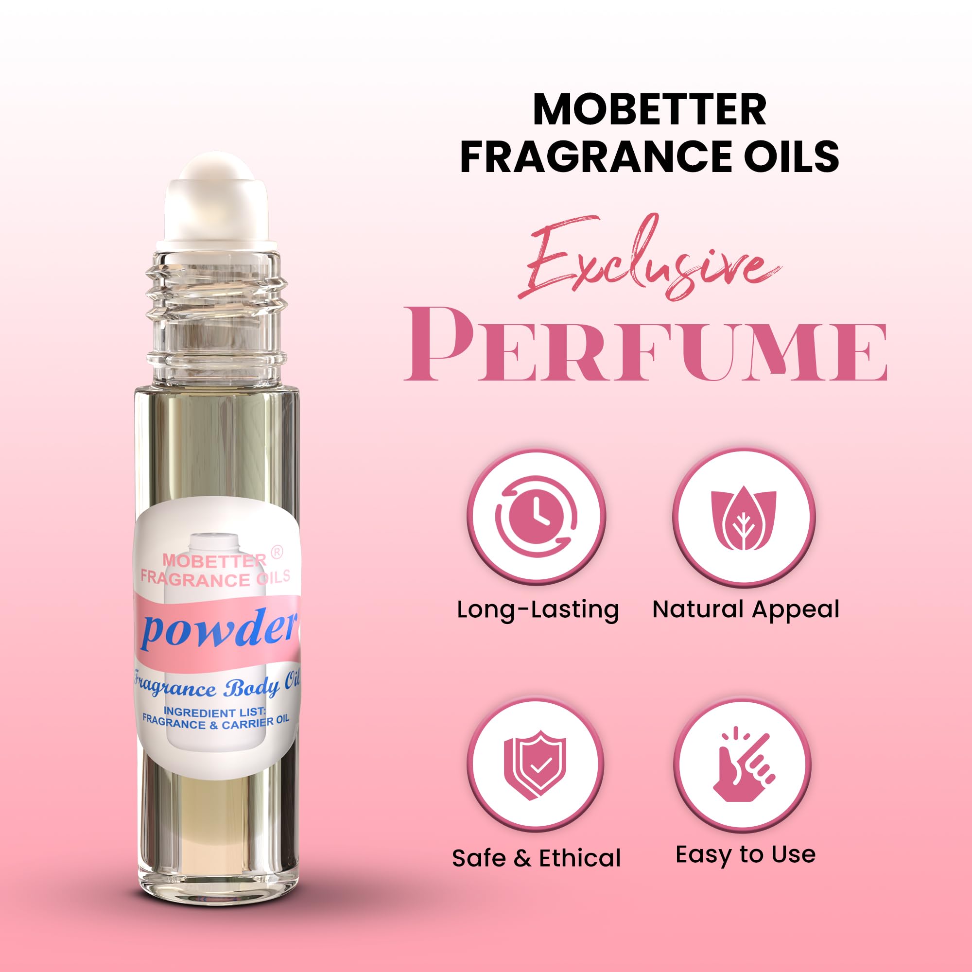 Close up of MoBetter Fragrance Oils roll-on applicator tip
