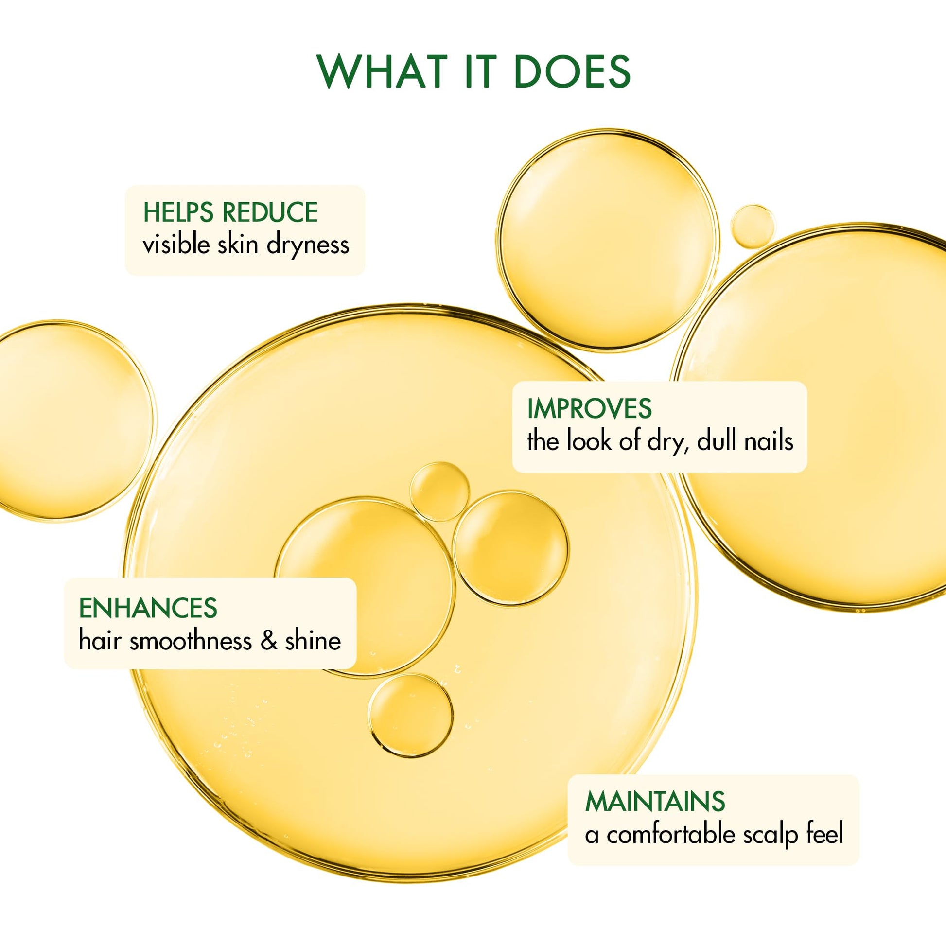 Person applying Majestic Pure jojoba oil to hair and skin