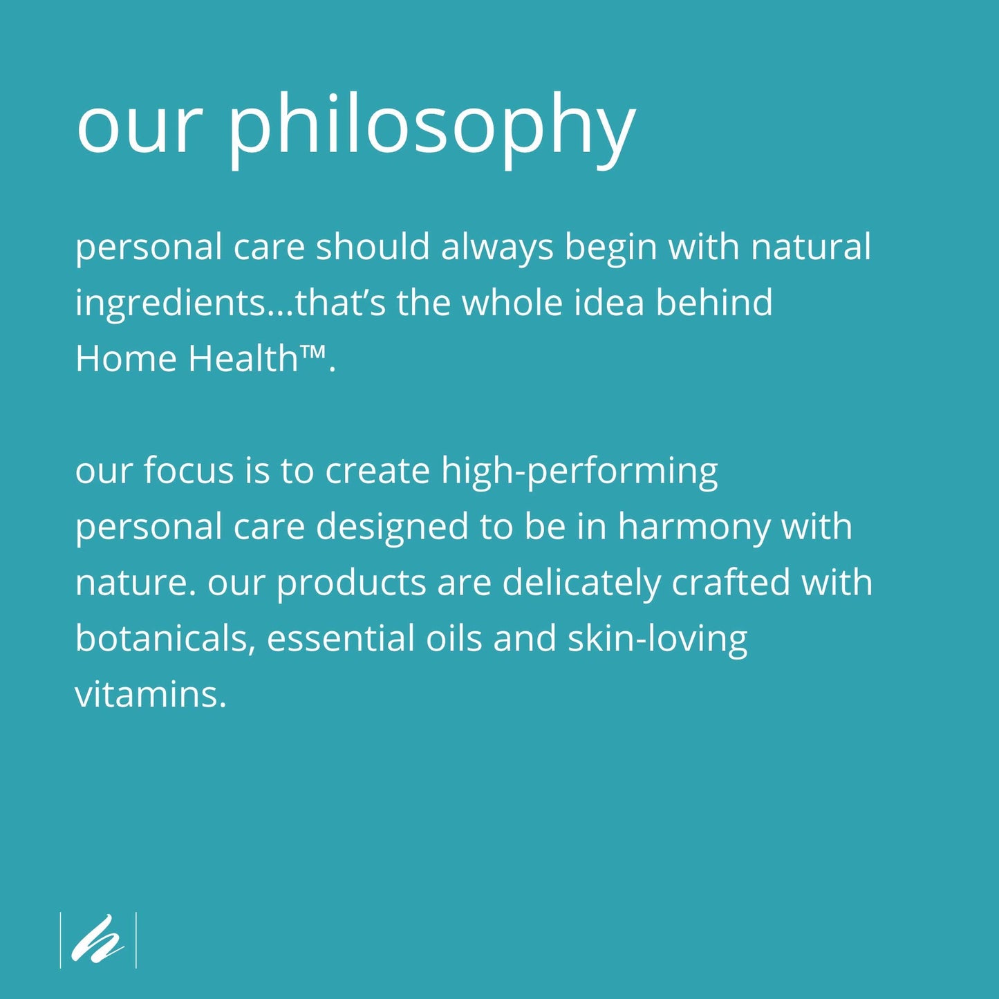 Instructions for using Home Health Castor Oil for skin care