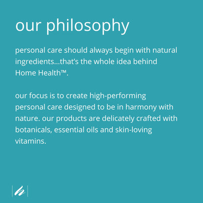 Instructions for using Home Health Castor Oil for skin care