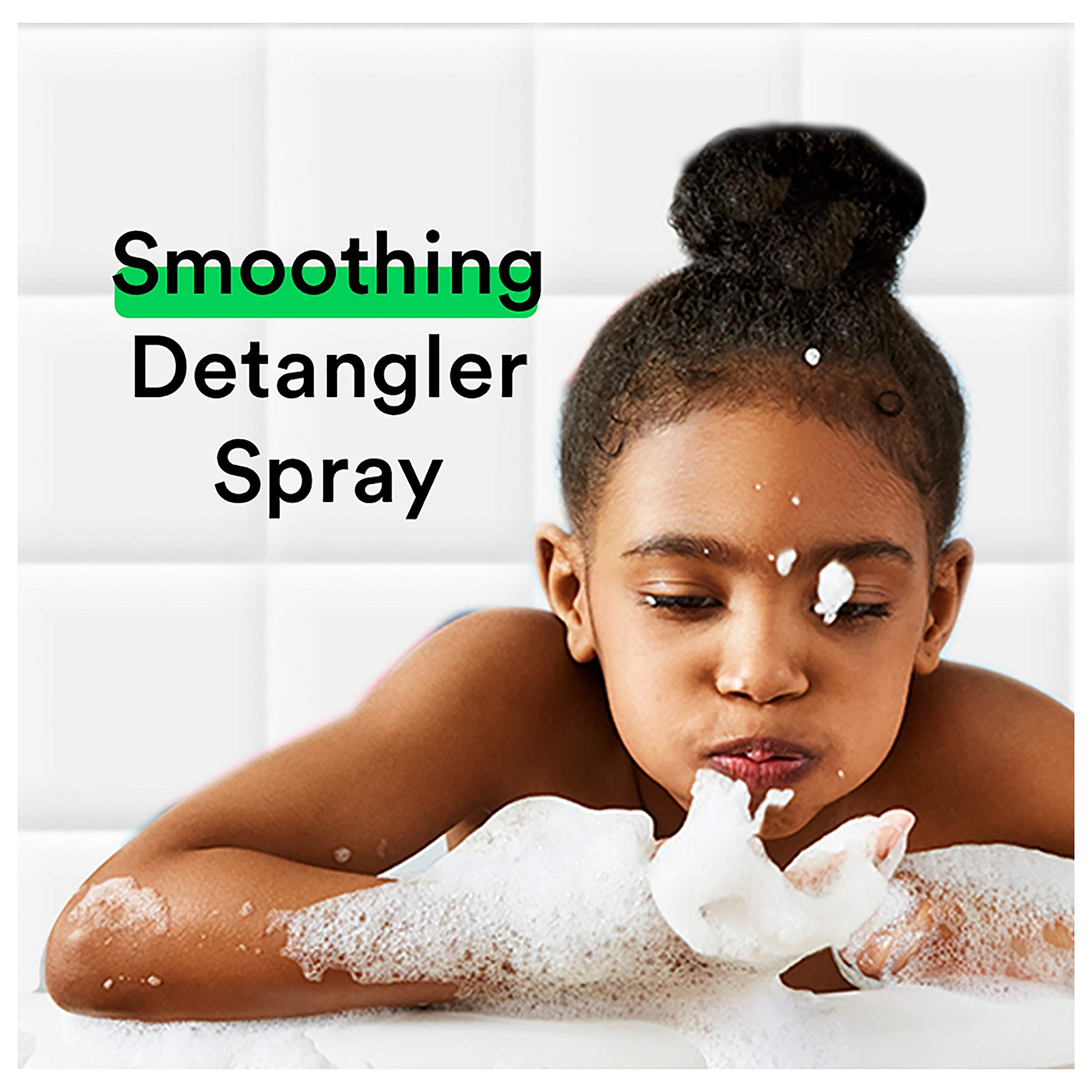 Suave Kids hypoallergenic alcohol free detangling liquid bottle side profile