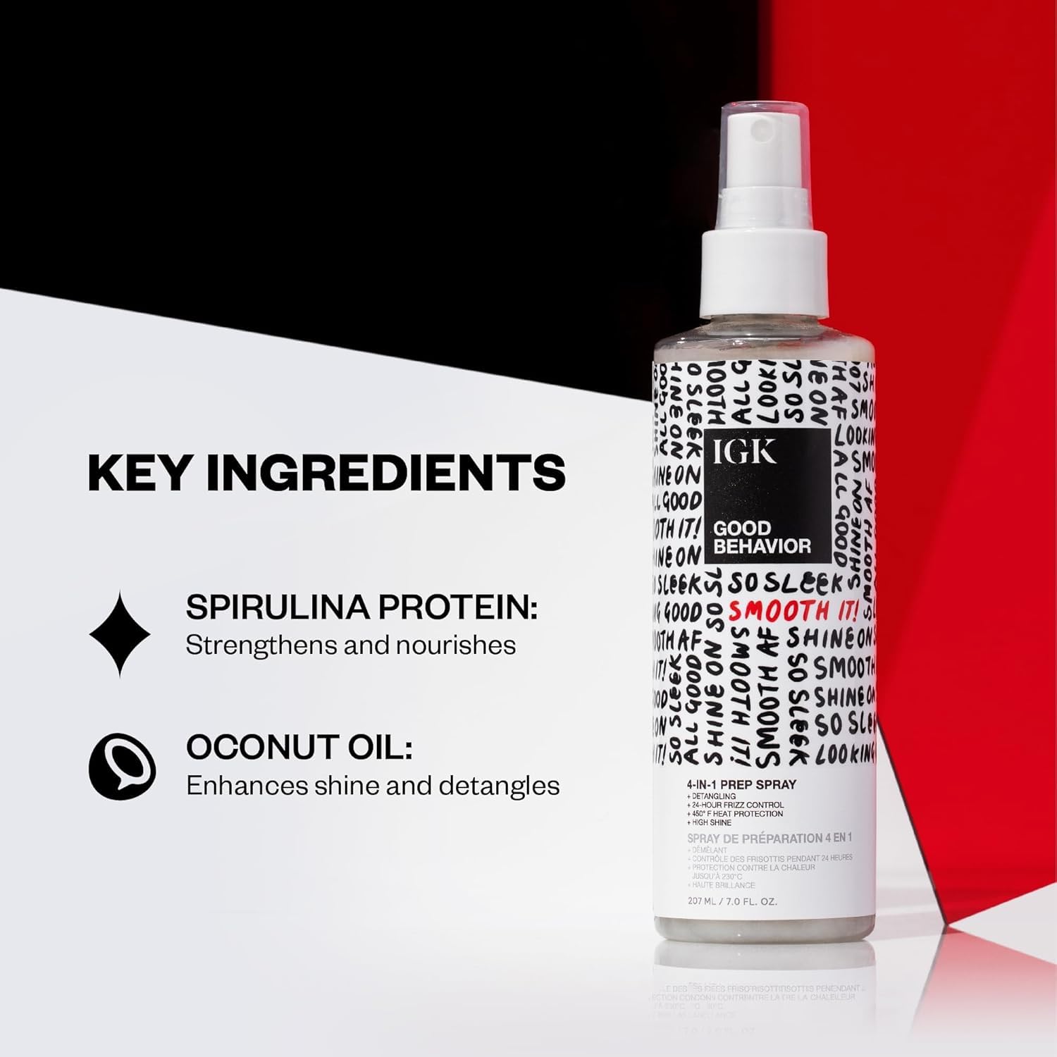 IGK Good Behavior blowout sprays arranged together showing compact travel friendly sizes