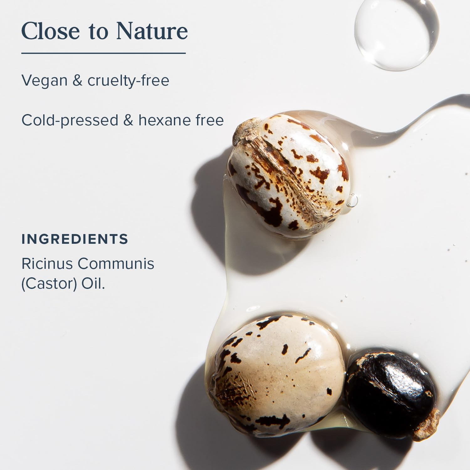 Usage of Heritage Store Castor Oil roll-on on skin and hair