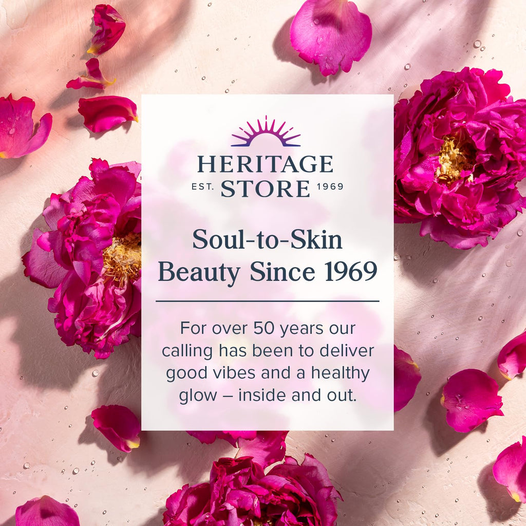 Heritage Store castor oil roll on lifestyle skin application