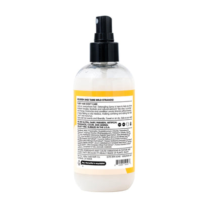 Tubby Todd premium imported USA hair detangler spray for toddlers close up