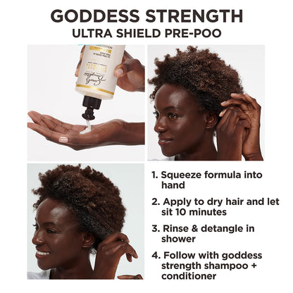 Carol's Daughter protective hair detangler bottle standing upright on white background