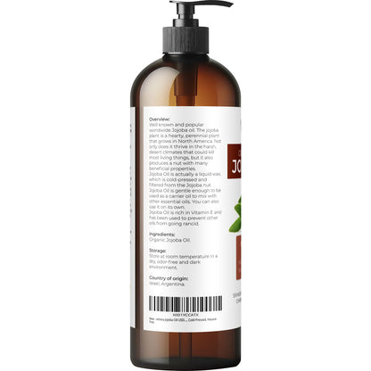 Velona jojoba oil pump dispenser detail