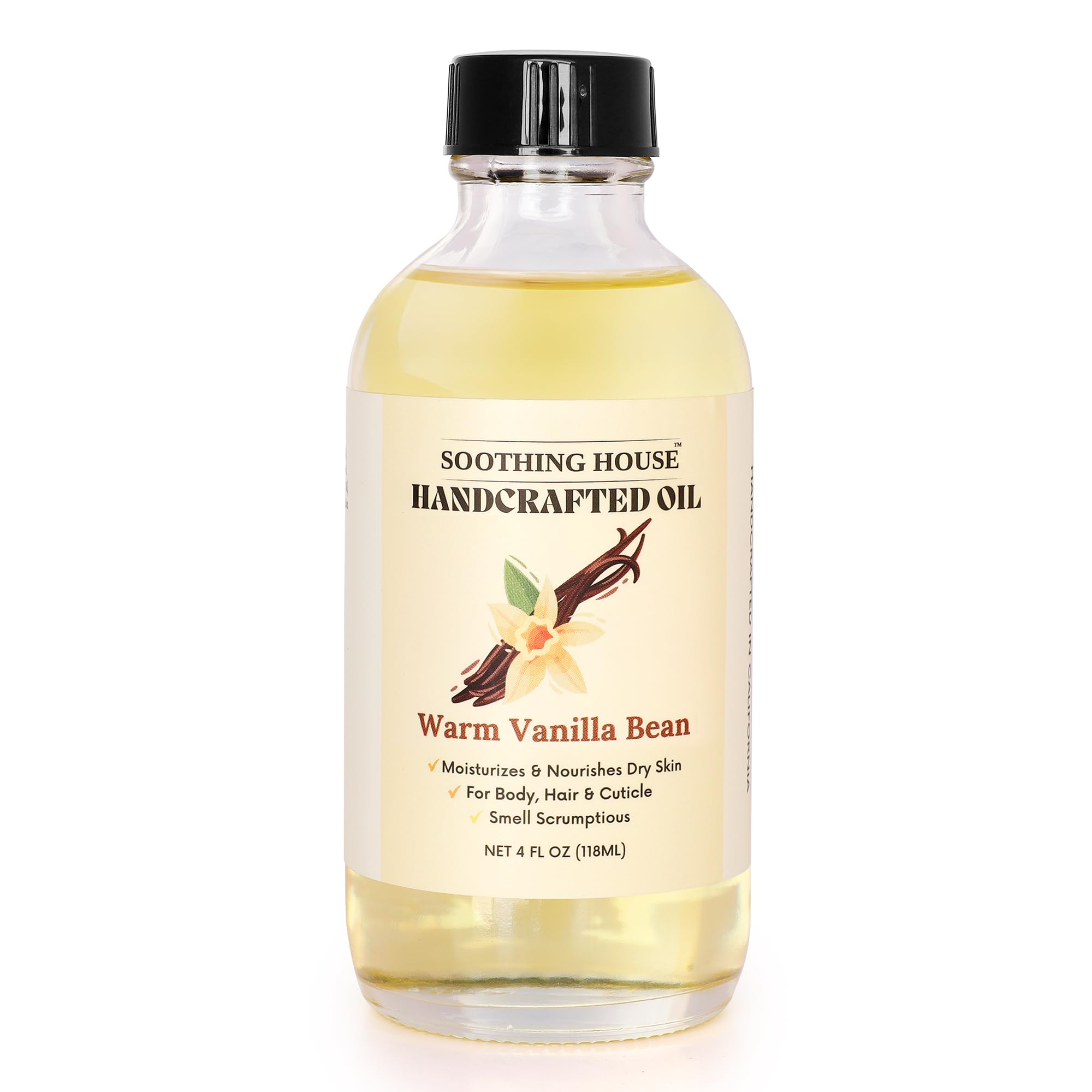 Close up of Soothing House body oil texture
