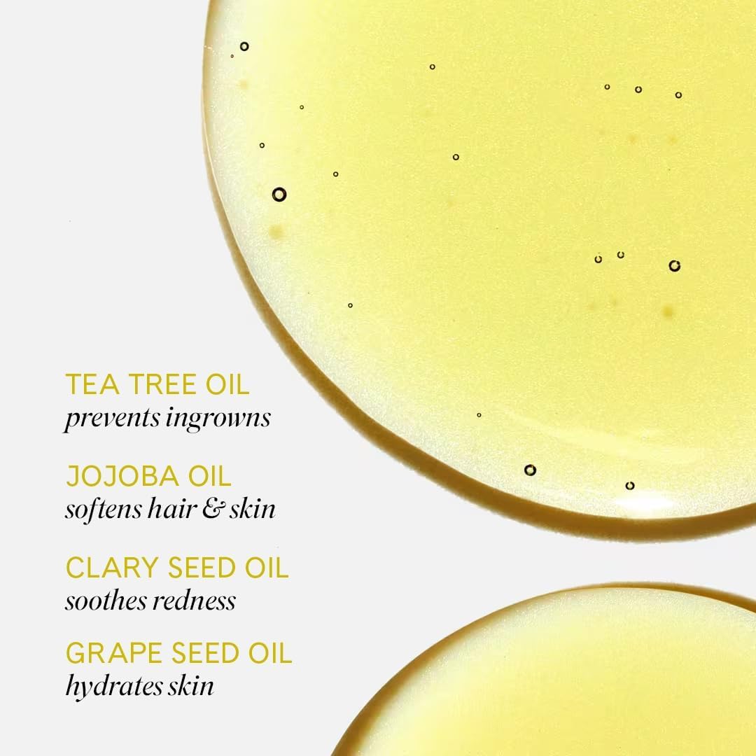 Texture of Fur Ingrown Hair Oil on skin