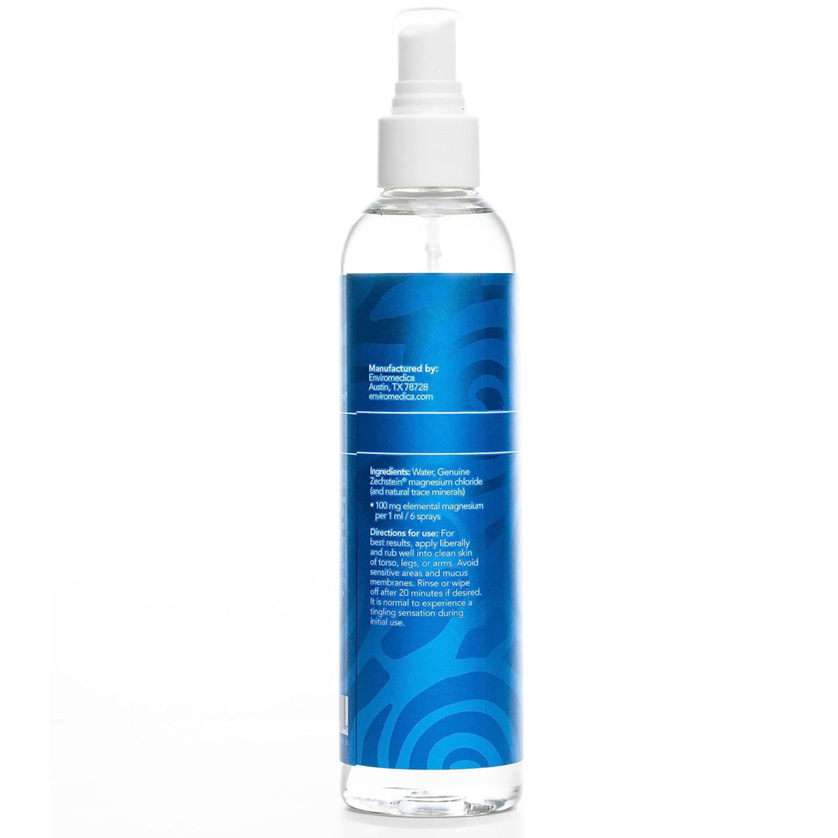 Ancient Minerals magnesium oil spray clear liquid formula view