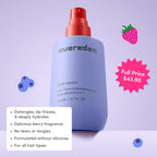 Evereden kids 4-in-1 leave in detangler spray back label details
