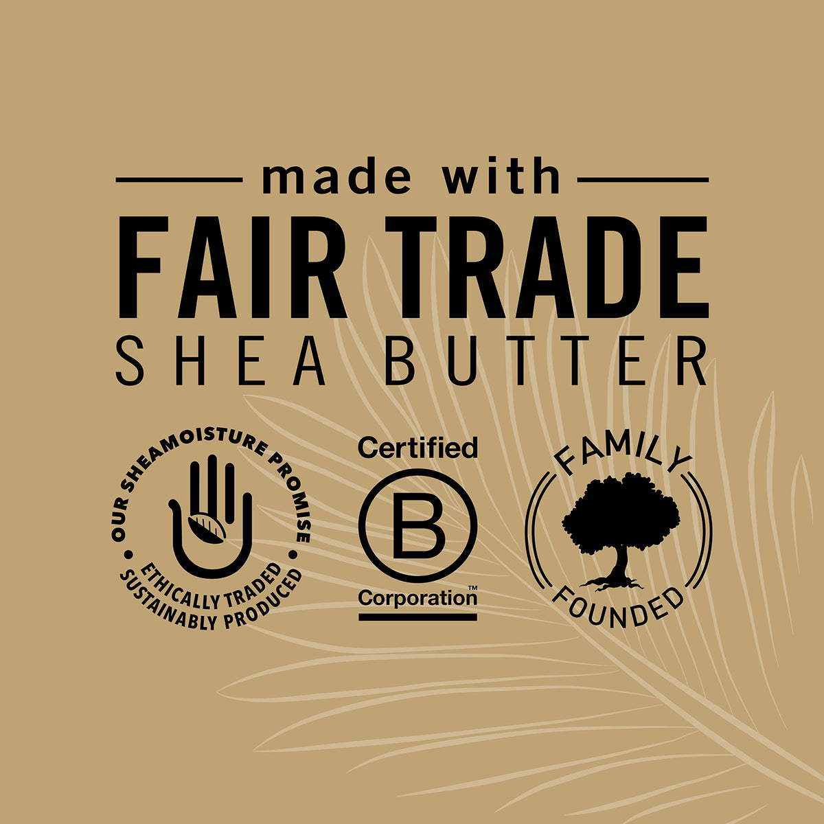 Shea Moisture body oil displayed with natural coconut elements