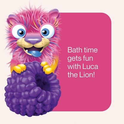 Back label of Suave Kids Frozen Frosted Berry spray displaying usage directions and product details