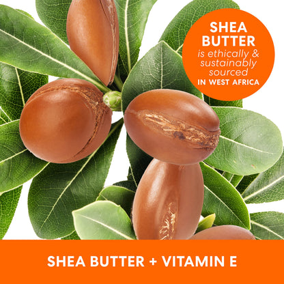 Close up of Palmers Shea Formula bottle texture and branding