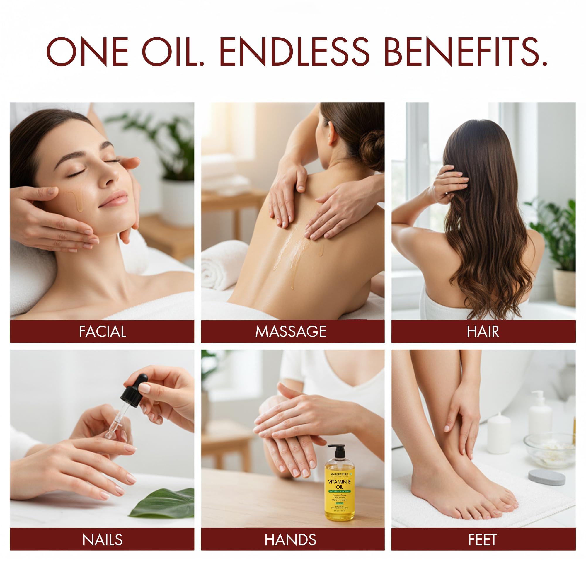 Close up of pure vitamin E oil texture