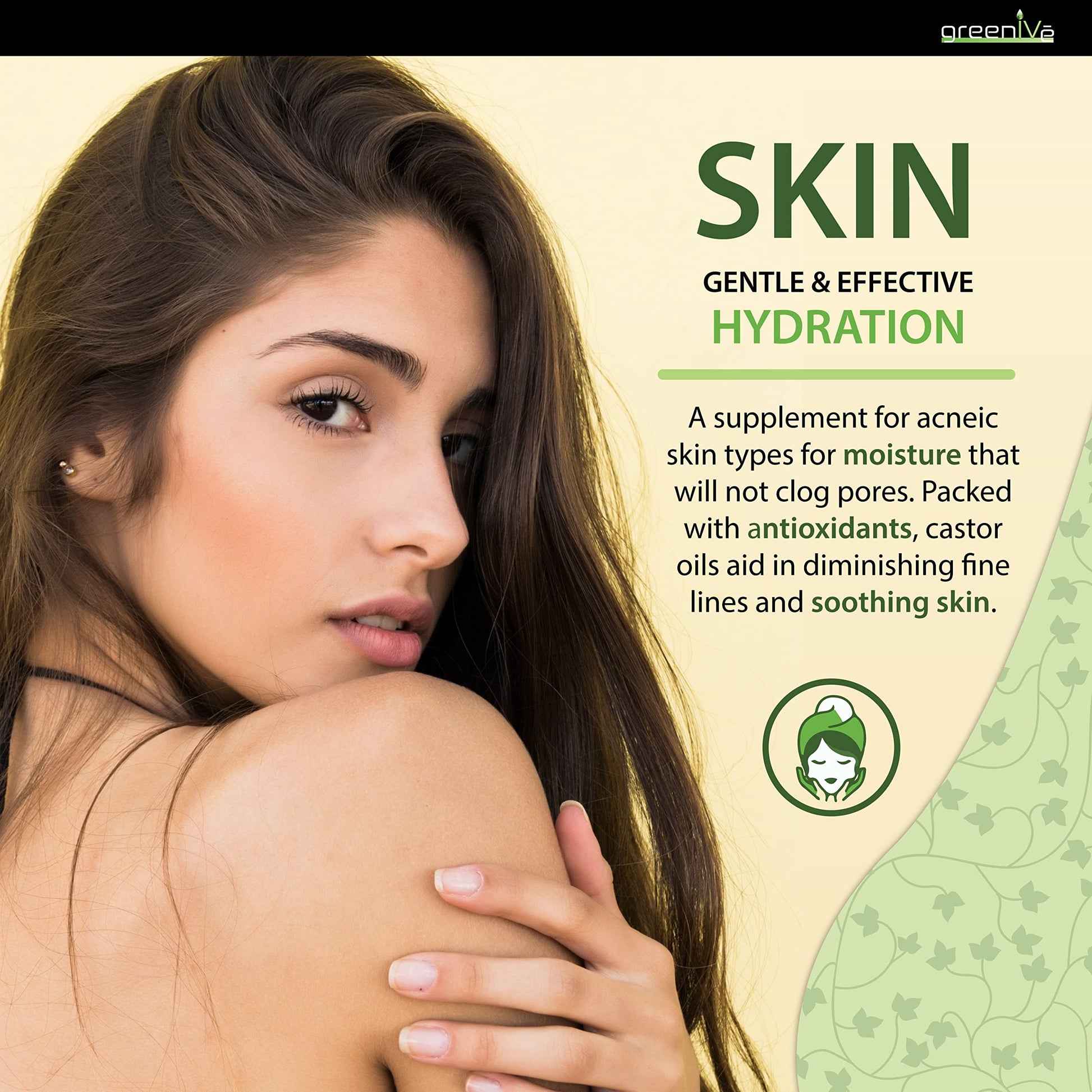 Benefits of GreenIVe hexane-free castor oil for skin