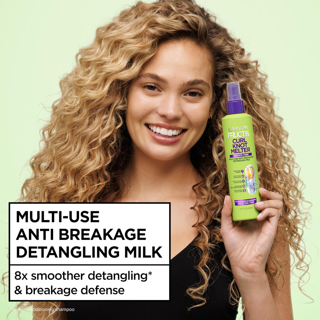 Garnier Fructis Curl Knot Melter bottle side profile