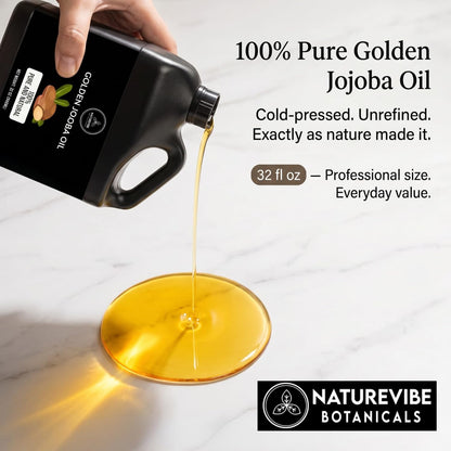 Naturevibe Botanicals Golden Jojoba Oil cold pressed extraction icon