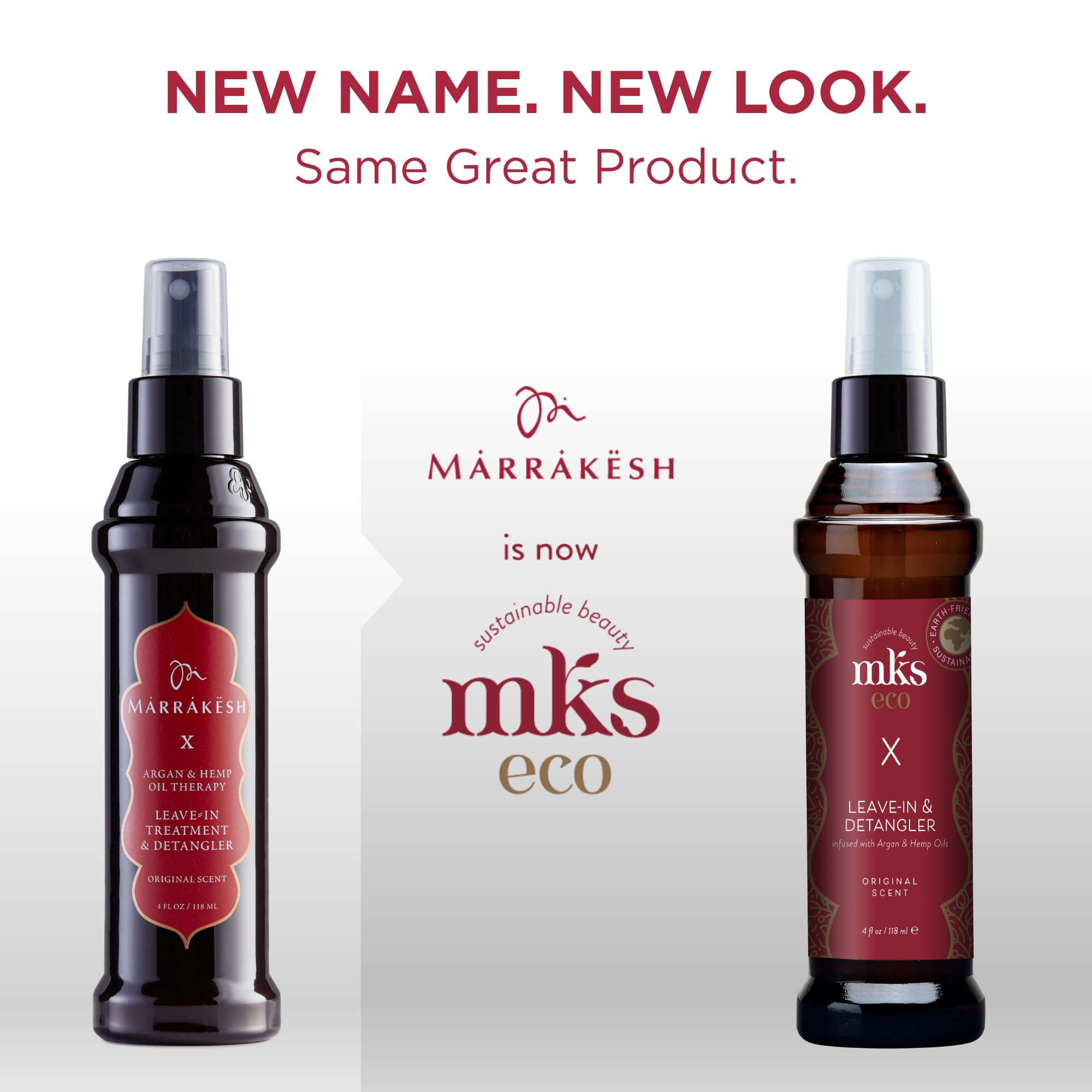 MKS eco X Detangler Original Scent premium conditioning spray