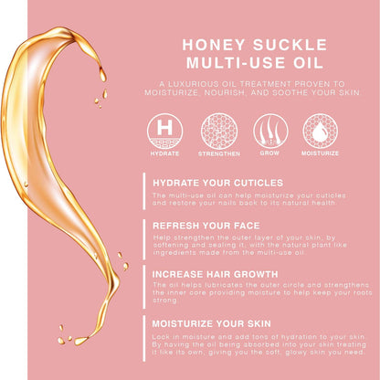 Dropper application of Beaute De Provence multi-use body oil