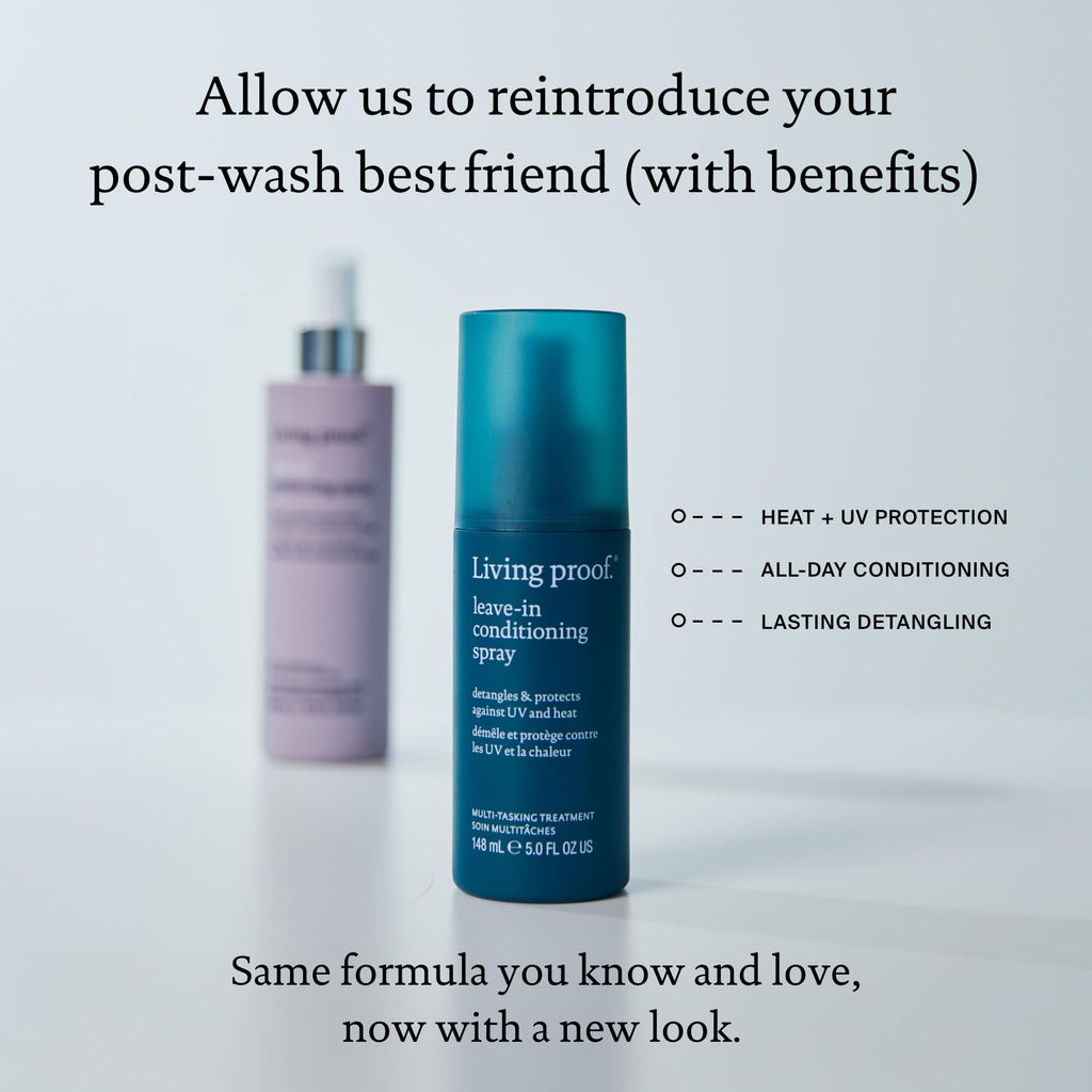 Living Proof Leave In Conditioning Spray side profile bottle view