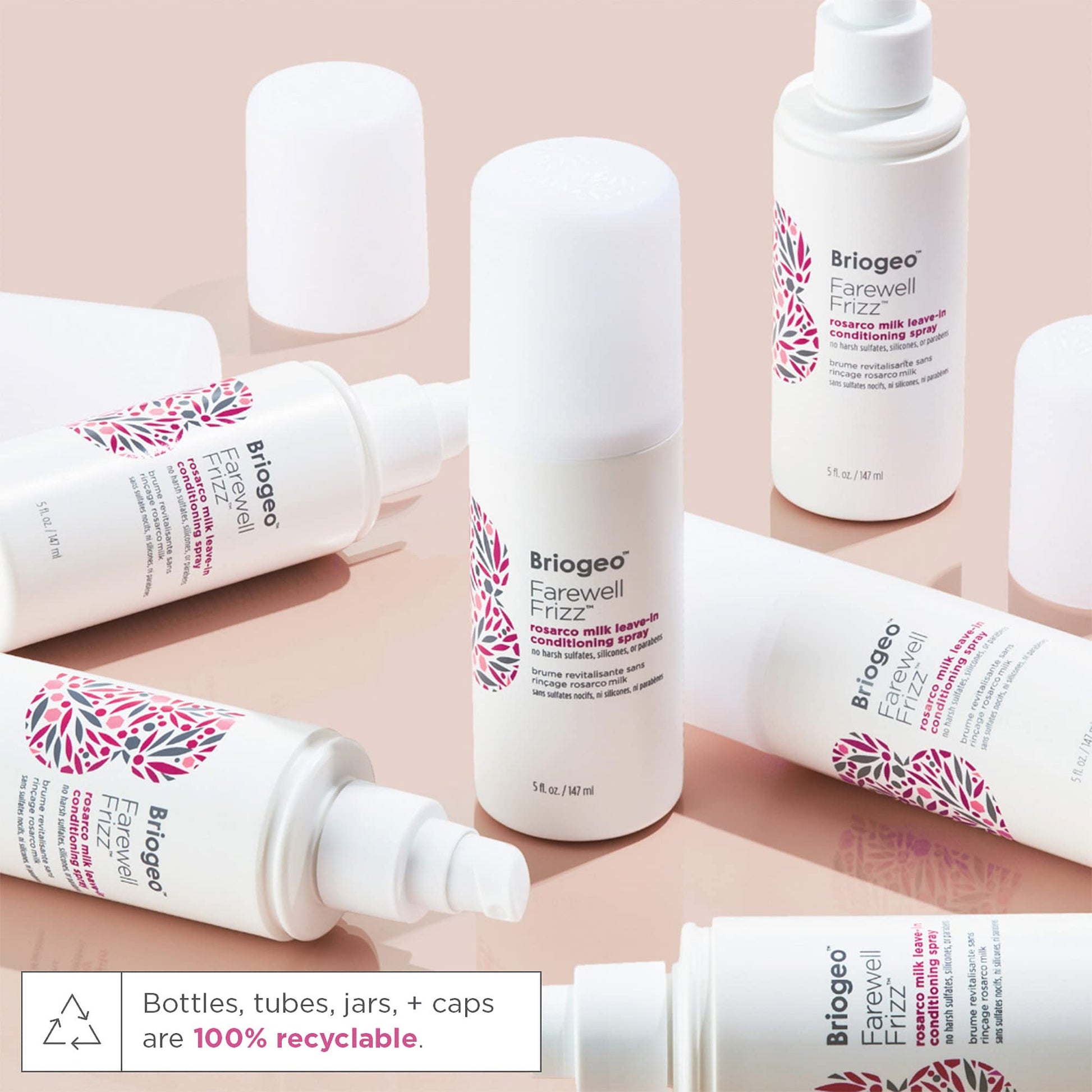 Briogeo clean beauty premium hair moisturizer spray bottle