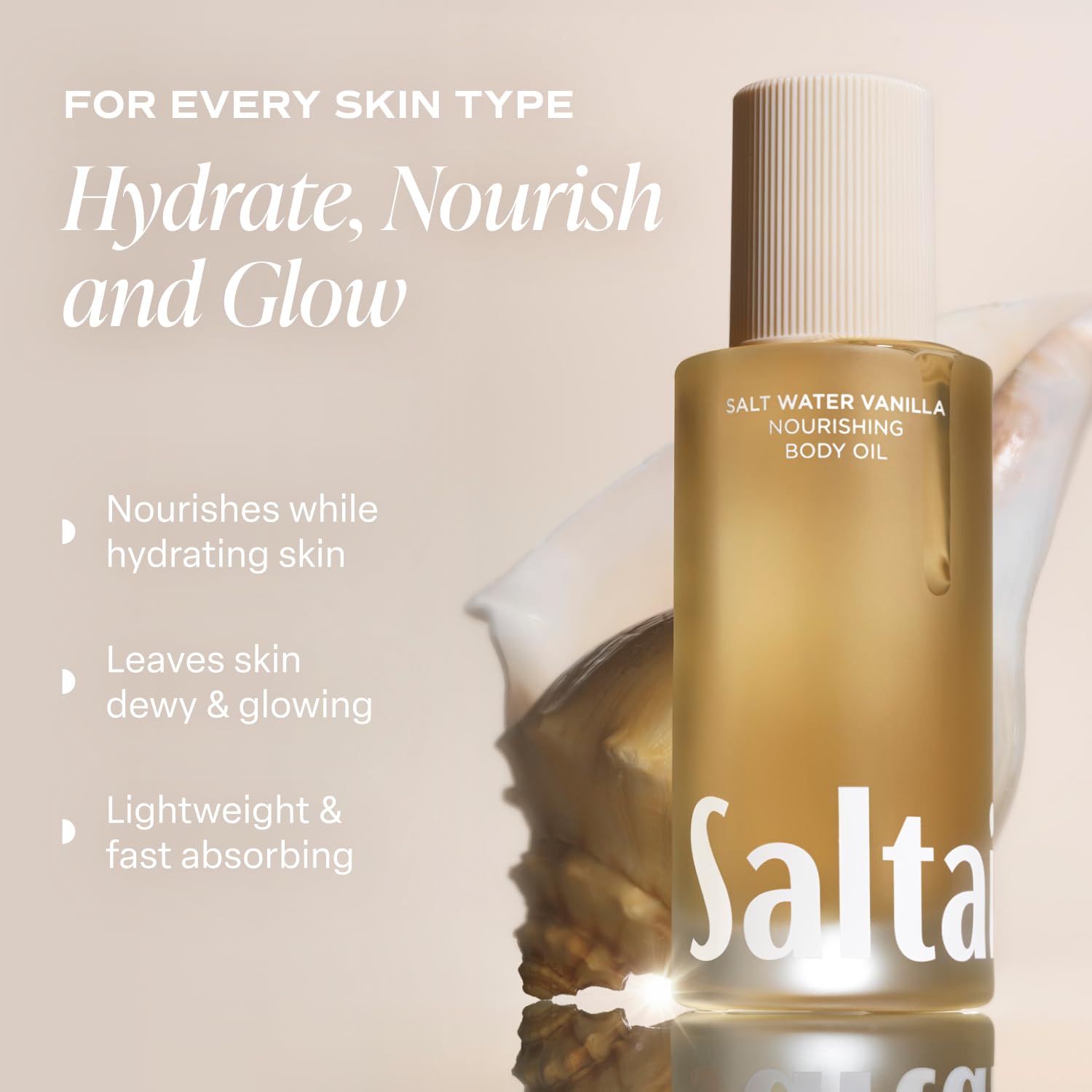 Saltair nourishing body oil with squalane ingredient details
