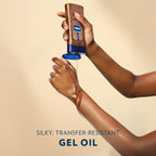 Vaseline Glazed And Glisten Golden Hour Body Gel Oil back label