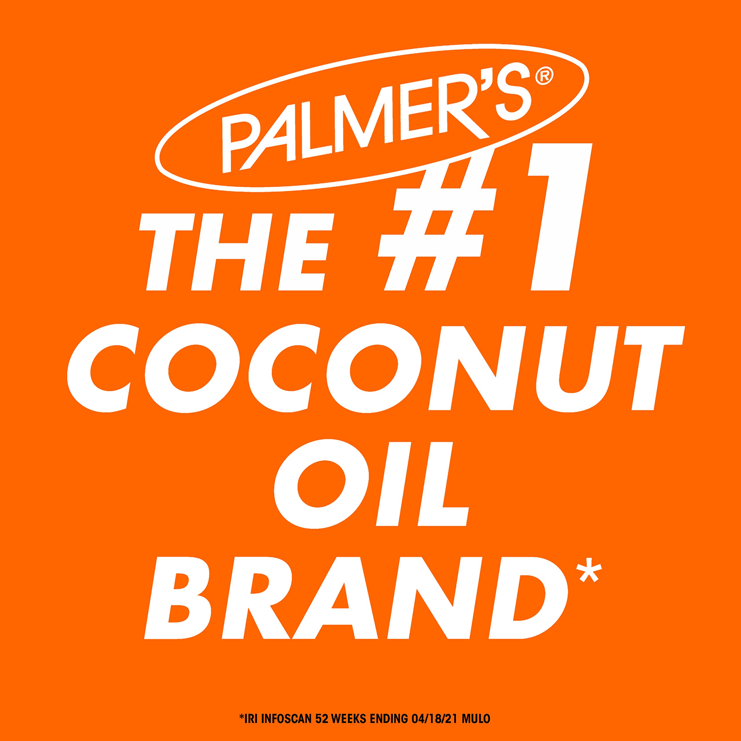 Side view of Palmers Coconut Oil Formula 8.5 fluid ounce bottle