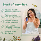 Ancient Greek Remedy organic body oil texture demonstration