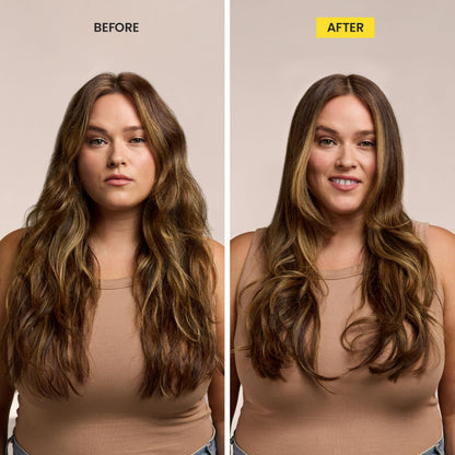 Drybar leave in hair primer spray back label showing directions for use