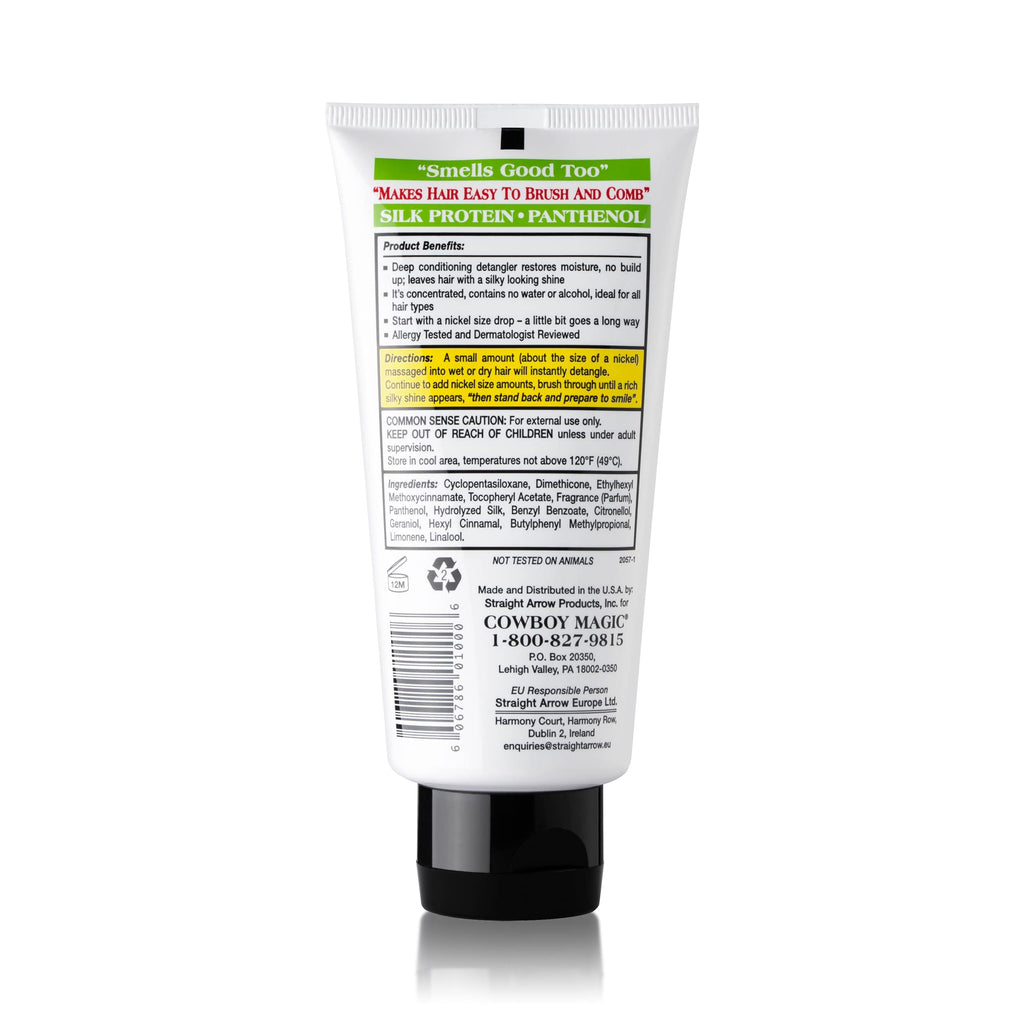 Cowboy Magic hair gel tube texture and product consistency