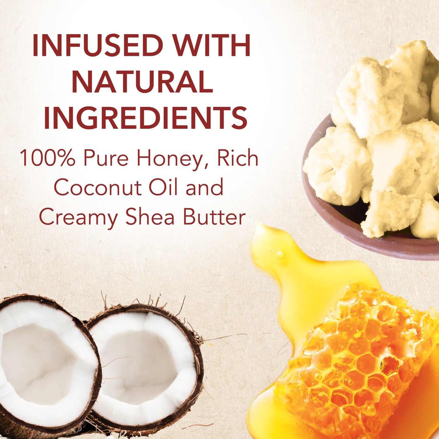 Authentic Creme of Nature hydrating hair treatment bottle close up angle