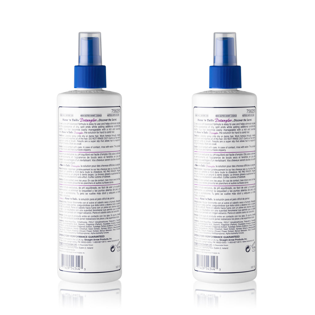 Mane 'n Tail Apple Blossom Scent Detangler twin pack bottles
