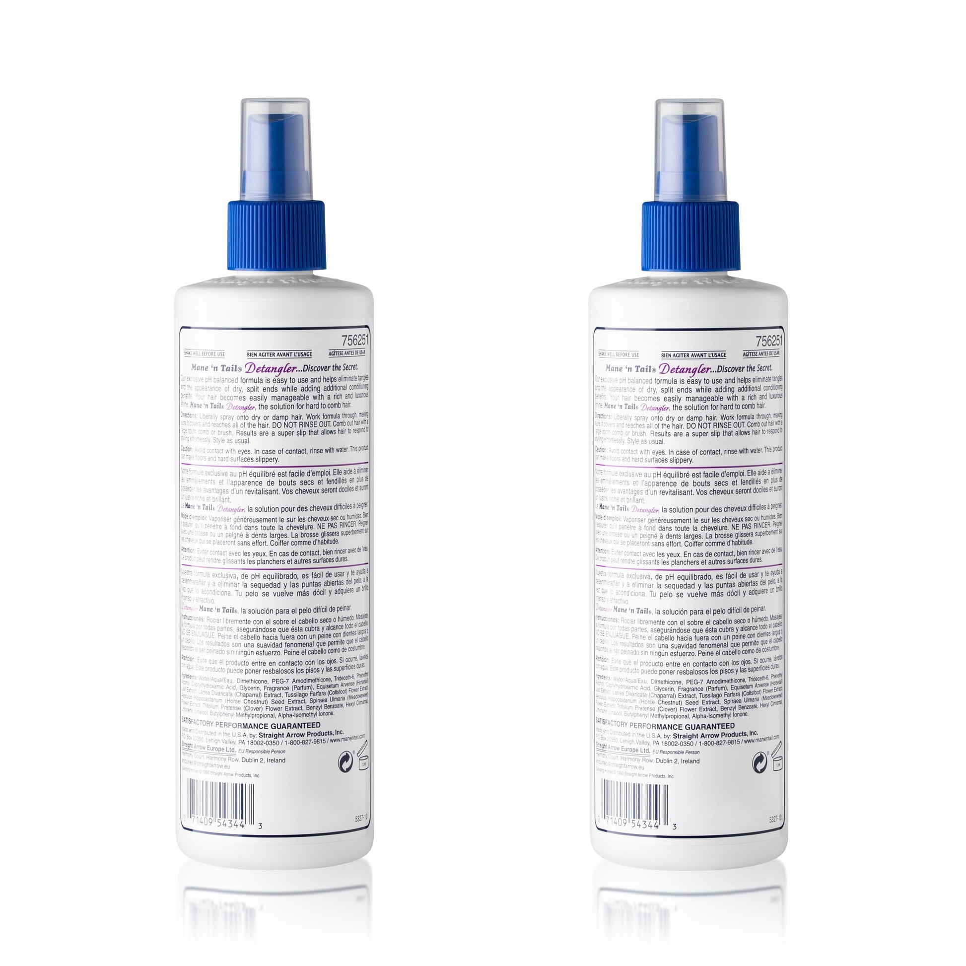 Apple Blossom scented leave-in hair detangling mist product packaging