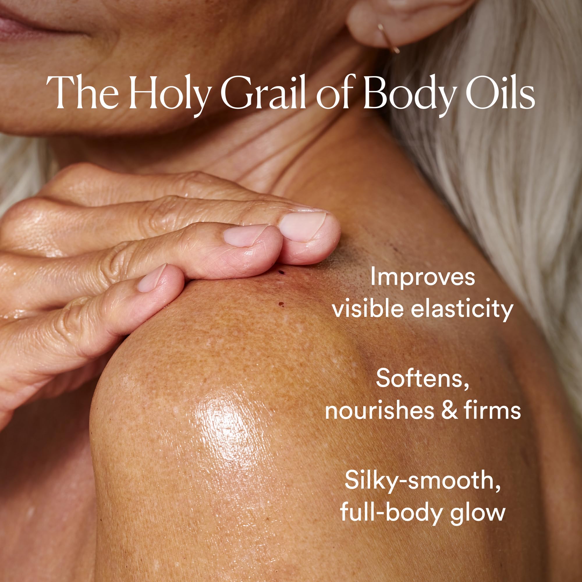 Osea seaweed-infused body oil texture on skin