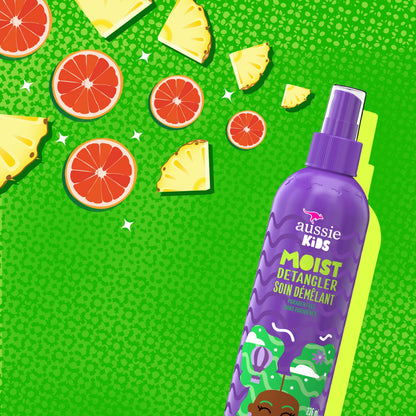 Cruelty free kids knot detangling spray set of three bottles