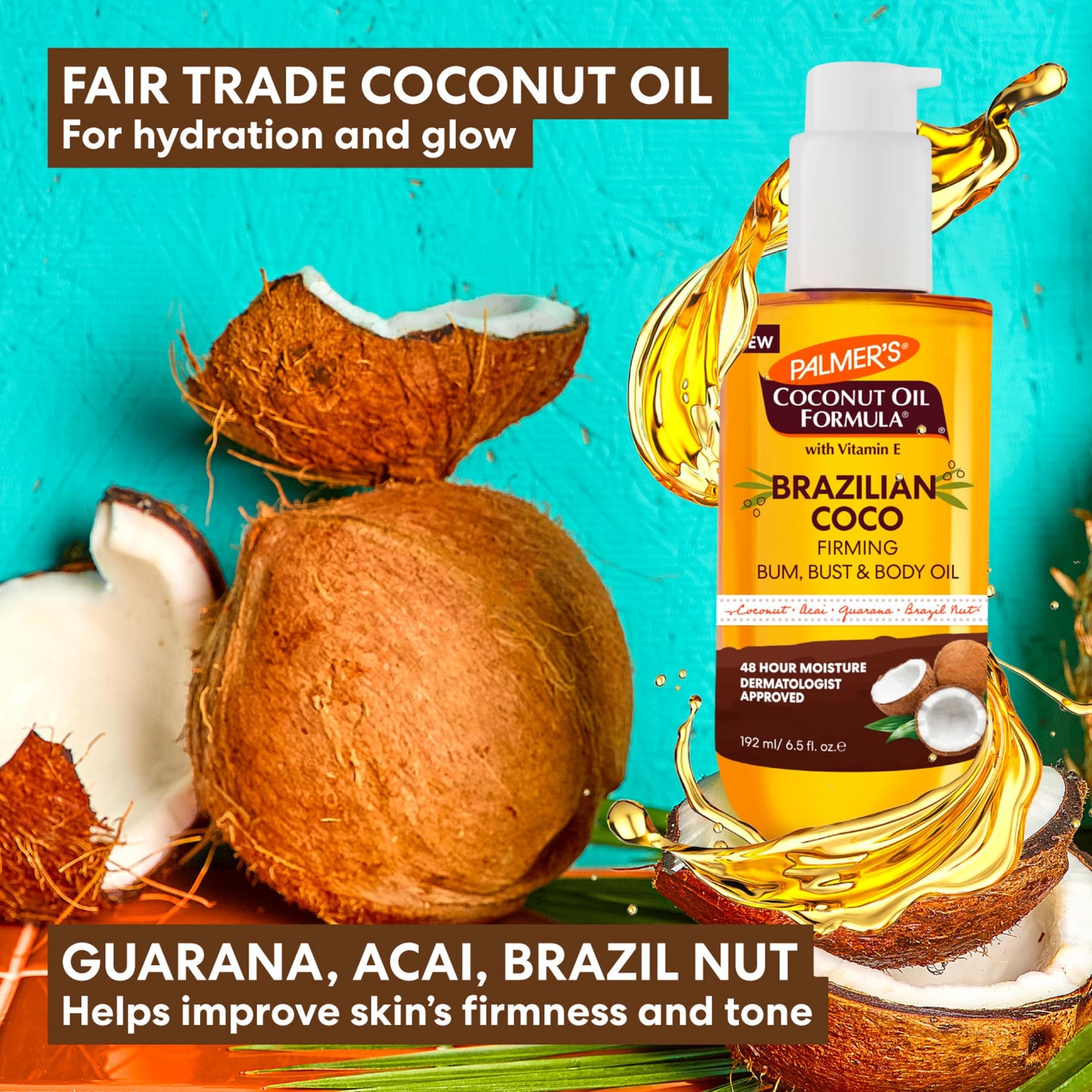 Palmers Coconut Oil Formula with Vitamin E details