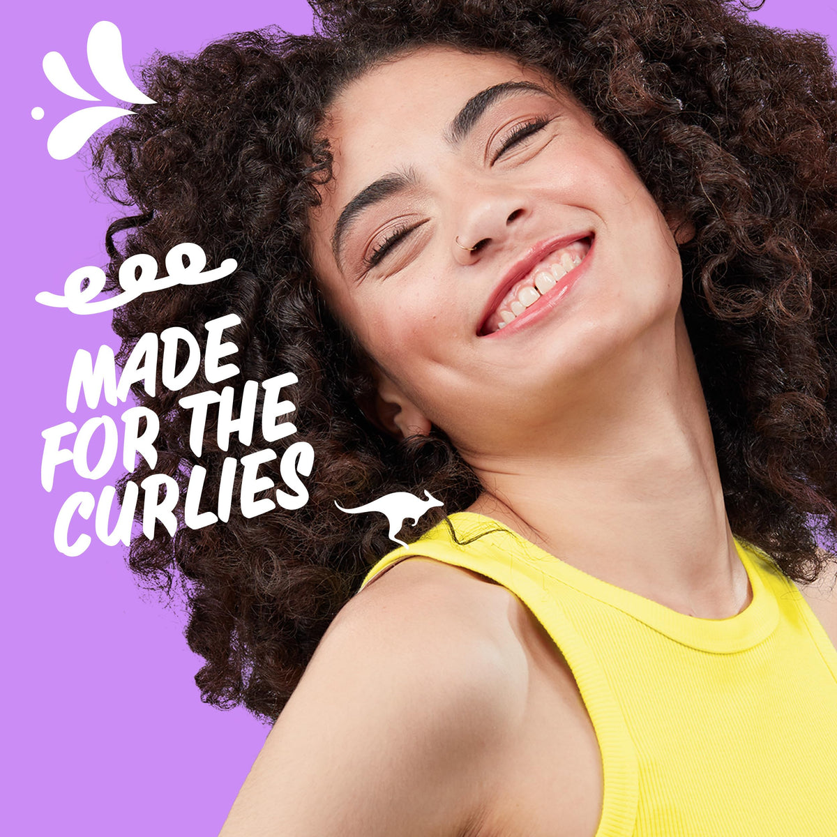 Texture preview of Aussie curl detangling milk treatment