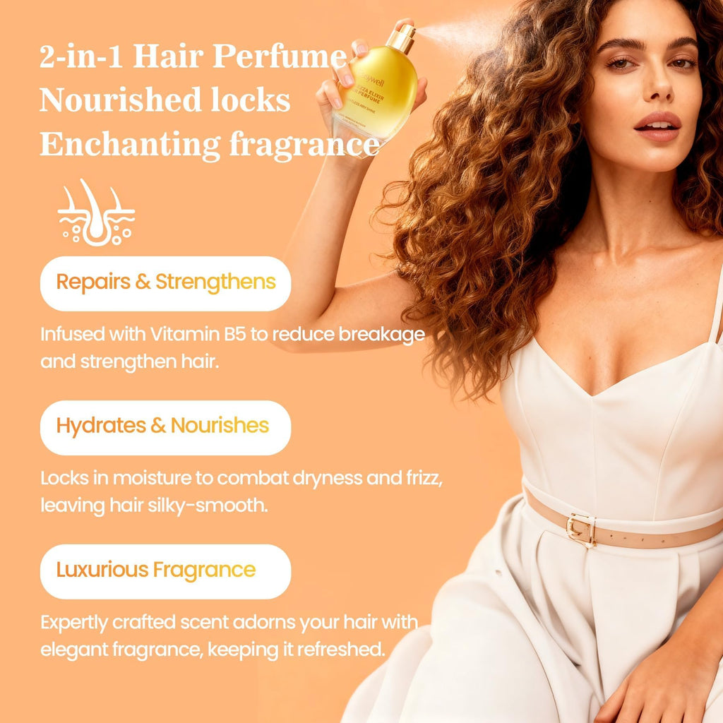 Easywell Lemo Marigold Blossom hair spray side label