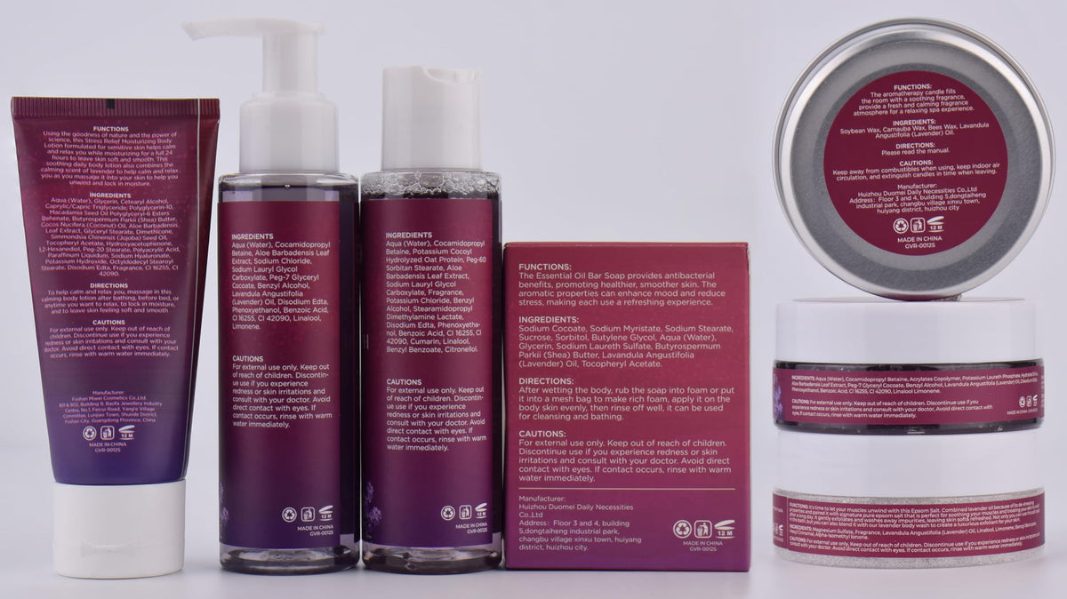 Gowlaver complete spa gift set ready for gifting