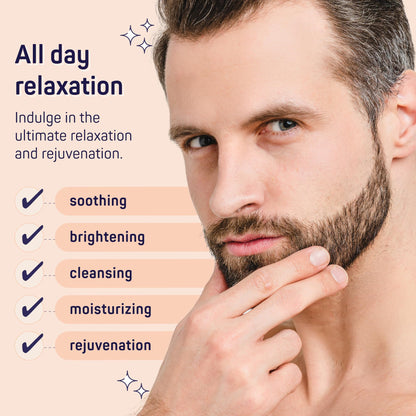 Detailed view of SpaLife men's aromatherapy bath set