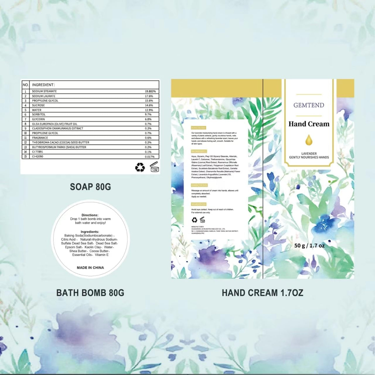 GiftPeak Gemtend lifestyle view of spa relaxation accessories