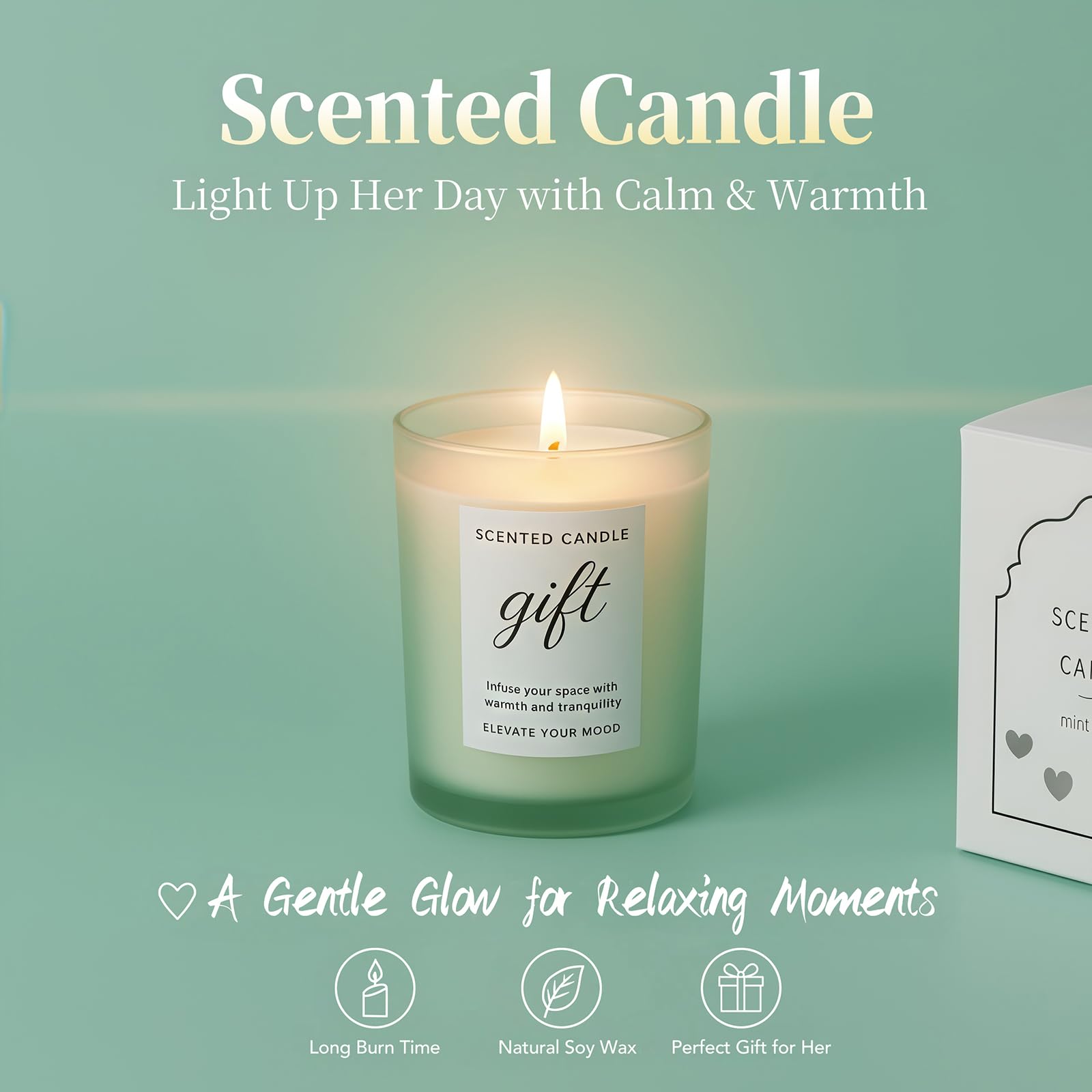 Cozy fuzzy socks and elegant greeting card included in the IZZUBIZ relaxation box