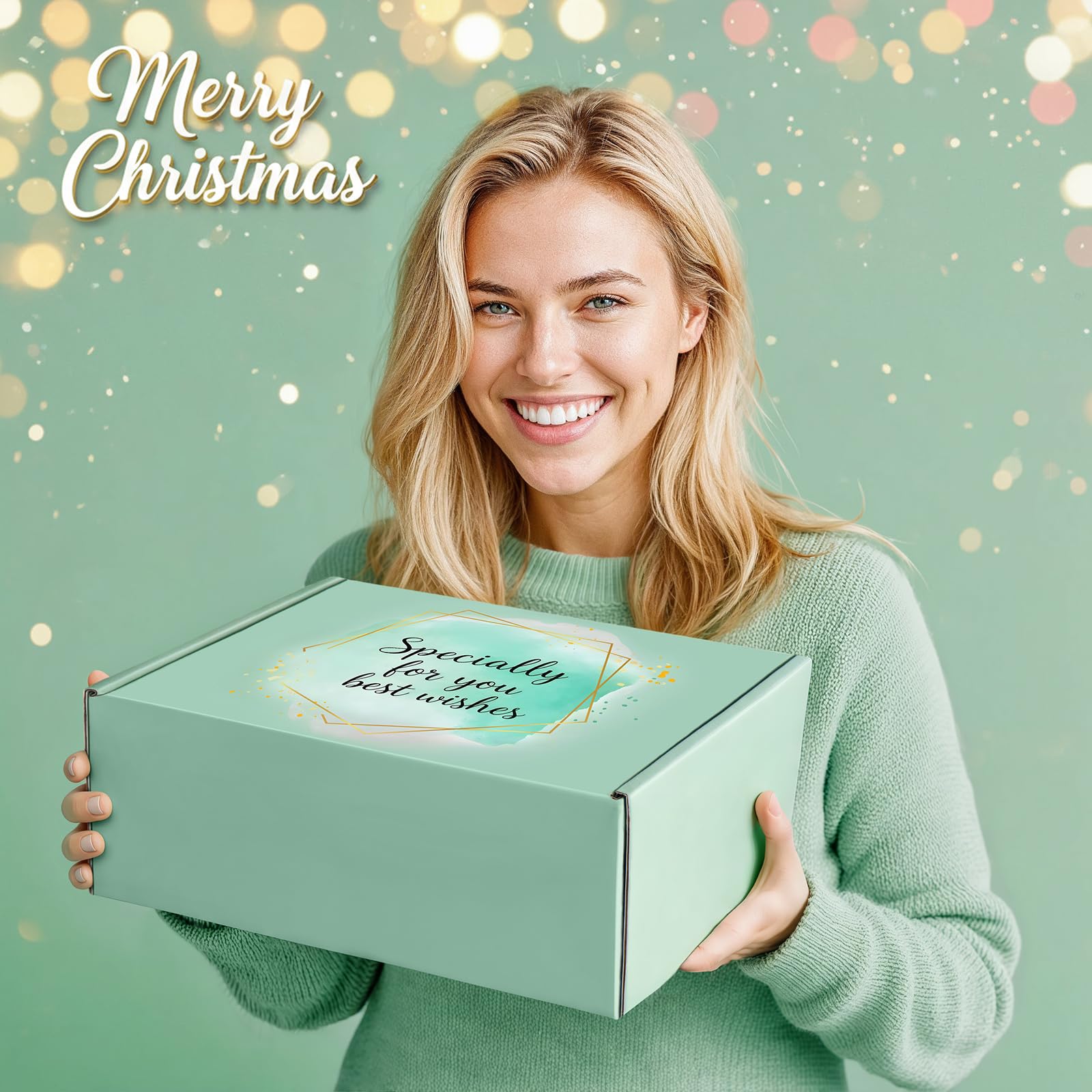 Premium unboxing presentation of the IZZUBIZ get well soon care package for women