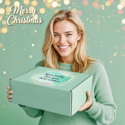 Premium unboxing presentation of the IZZUBIZ get well soon care package for women