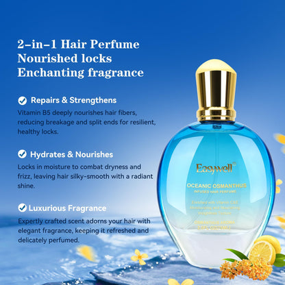 Easywell hair perfume leave-in conditioner spray application